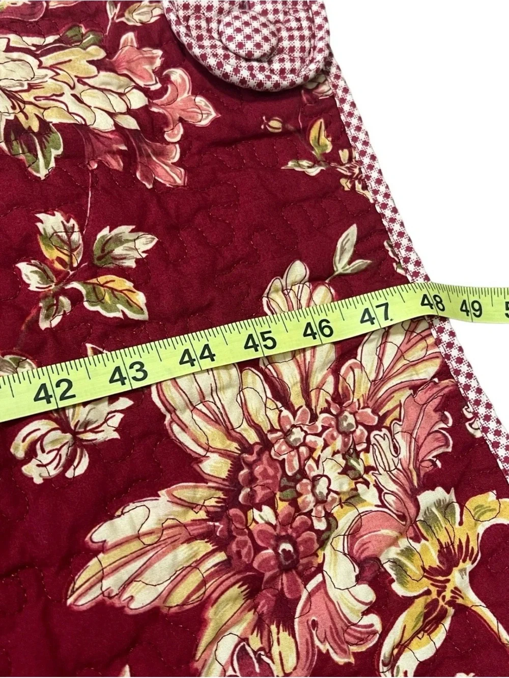 Waverly quilted tab